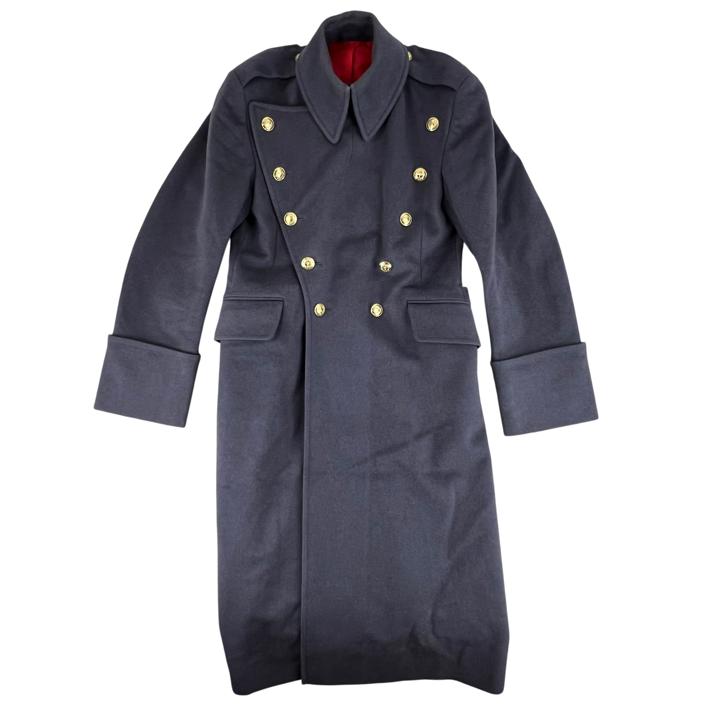 British Army Officer's Double Breasted Wool Greatcoat - Welsh Guards - Medium