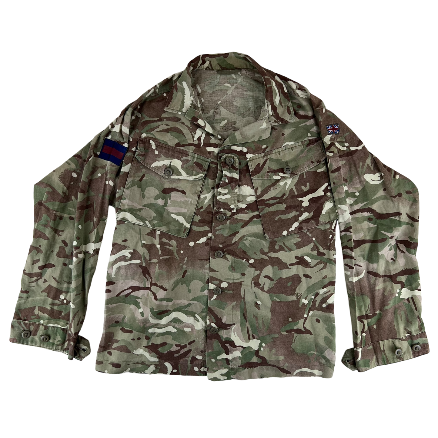 British Army MTP Camouflage Barracks Shirt w/ Patches - 180/104