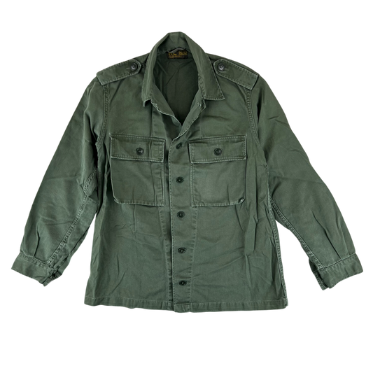 Dutch Army 70s Field Shirt Green Long Sleeve - Medium