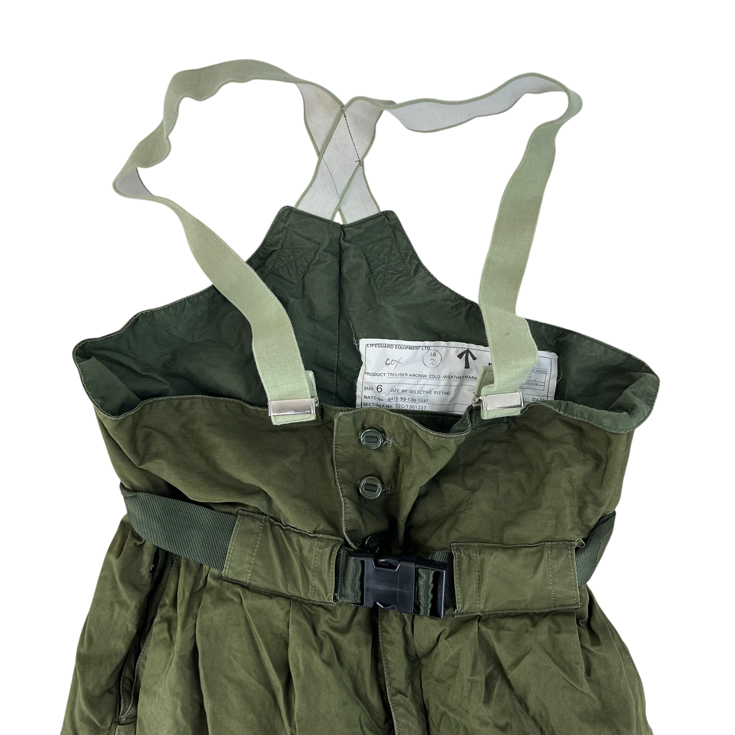 British RAF MK3 FR Cold Weather Aircrew Trousers - W36 L29 SIZE 6