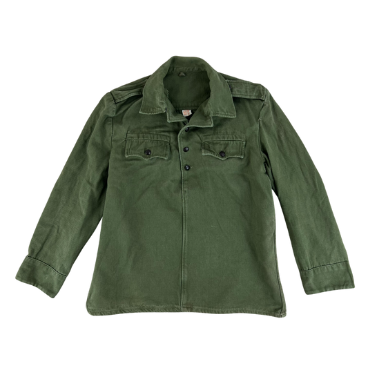 Bulgarian People's Army Olive Green Cossack Shirt - Medium