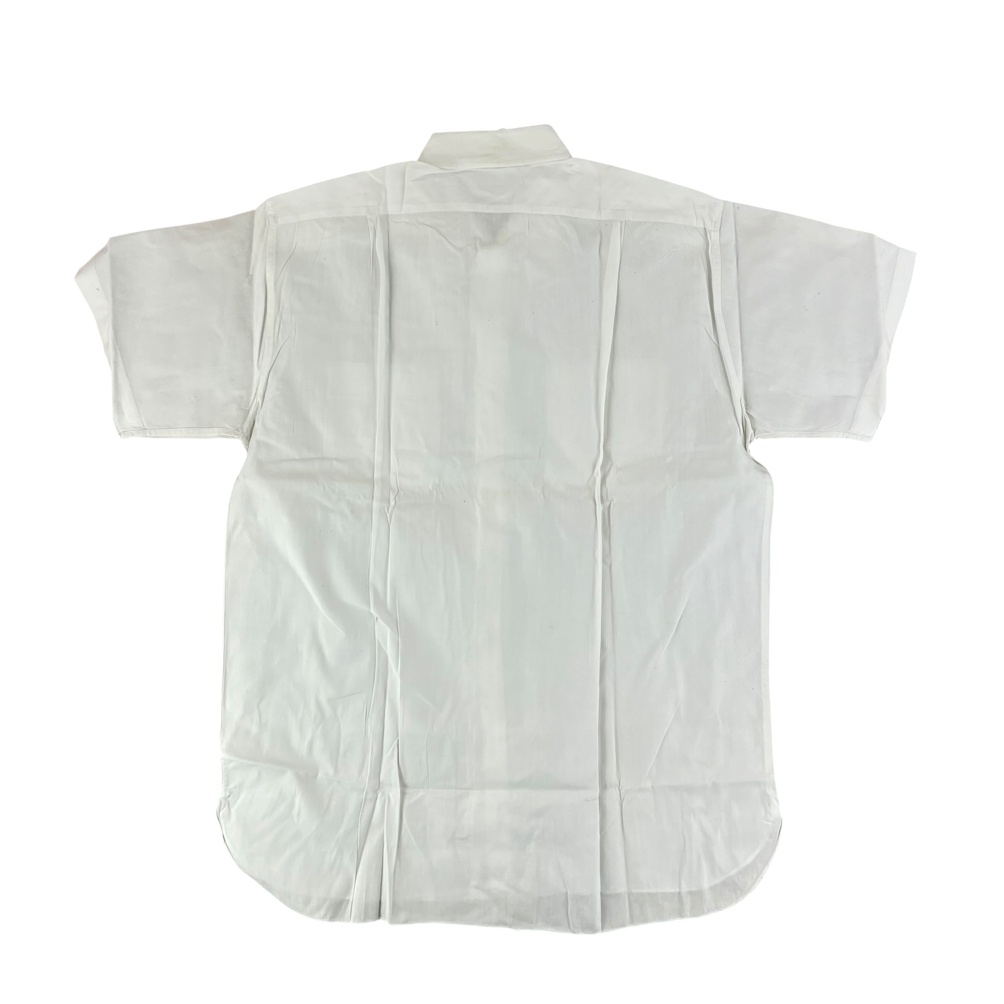 British Merchant Navy 50s Officer's Tropical Short Sleeve Shirt - Large