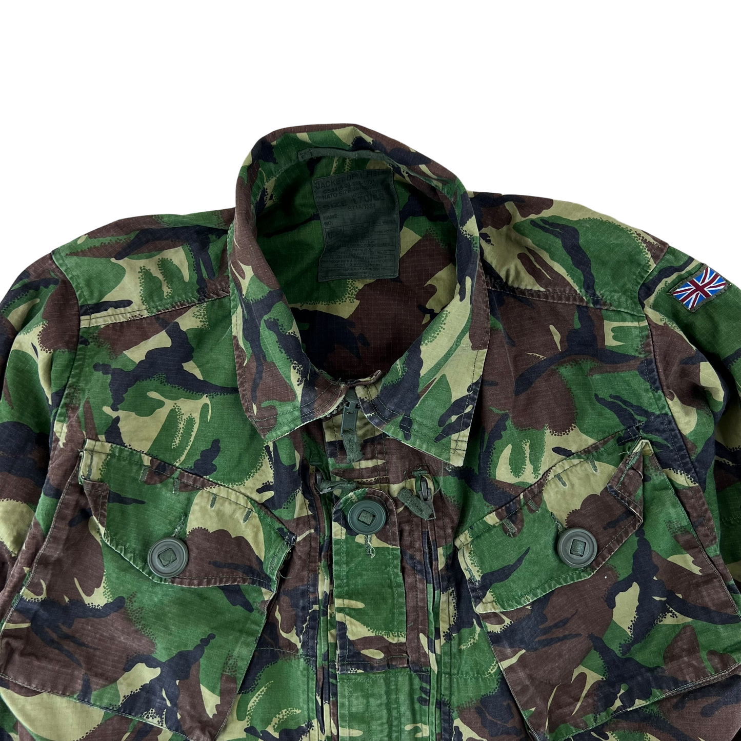 British Army S95 DPM Woodland Camo Field Jacket - Medium 170/88