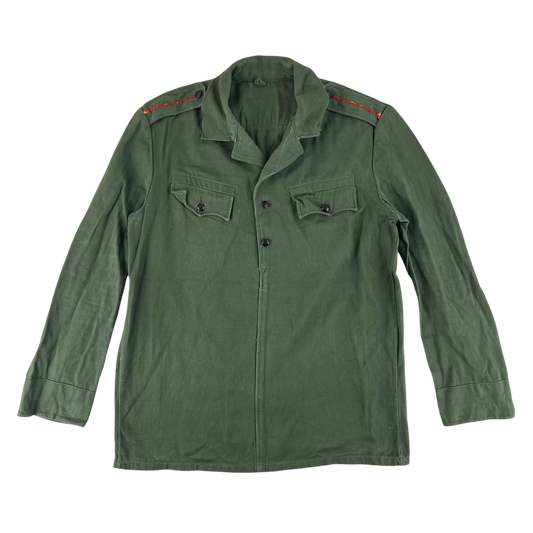 Bulgarian People's Army Olive Green Cossack Shirt - Medium