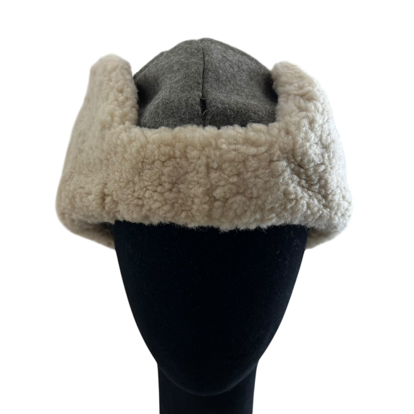 Swedish Army WW2 M43 Wool Ushanka Cap - Small 56cm