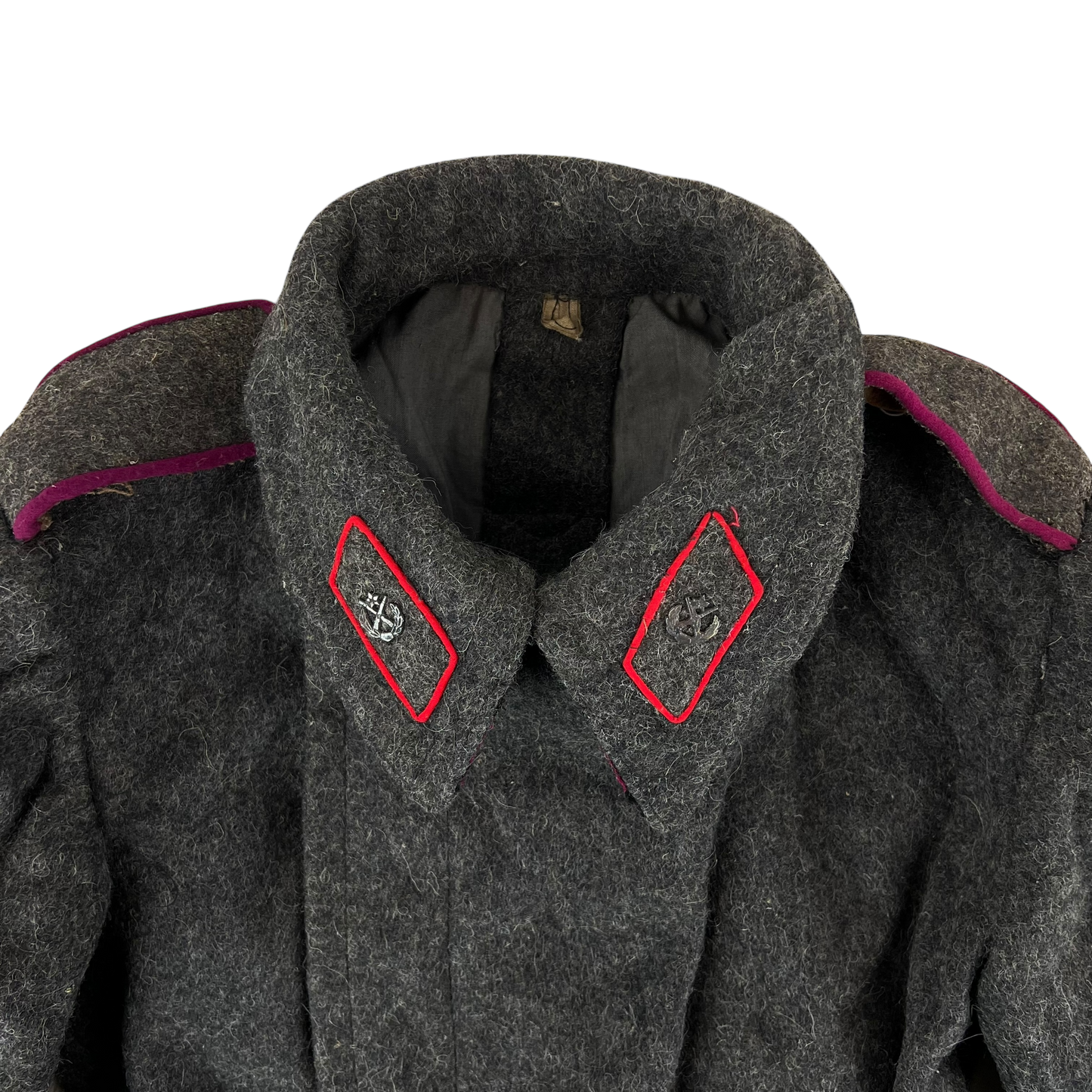 Bulgarian People's Army 50s Grey Wool Greatcoat - Medium