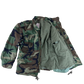 US Army M81 Woodland Camo M65 Cold Weather Field Coat - Medium / Small