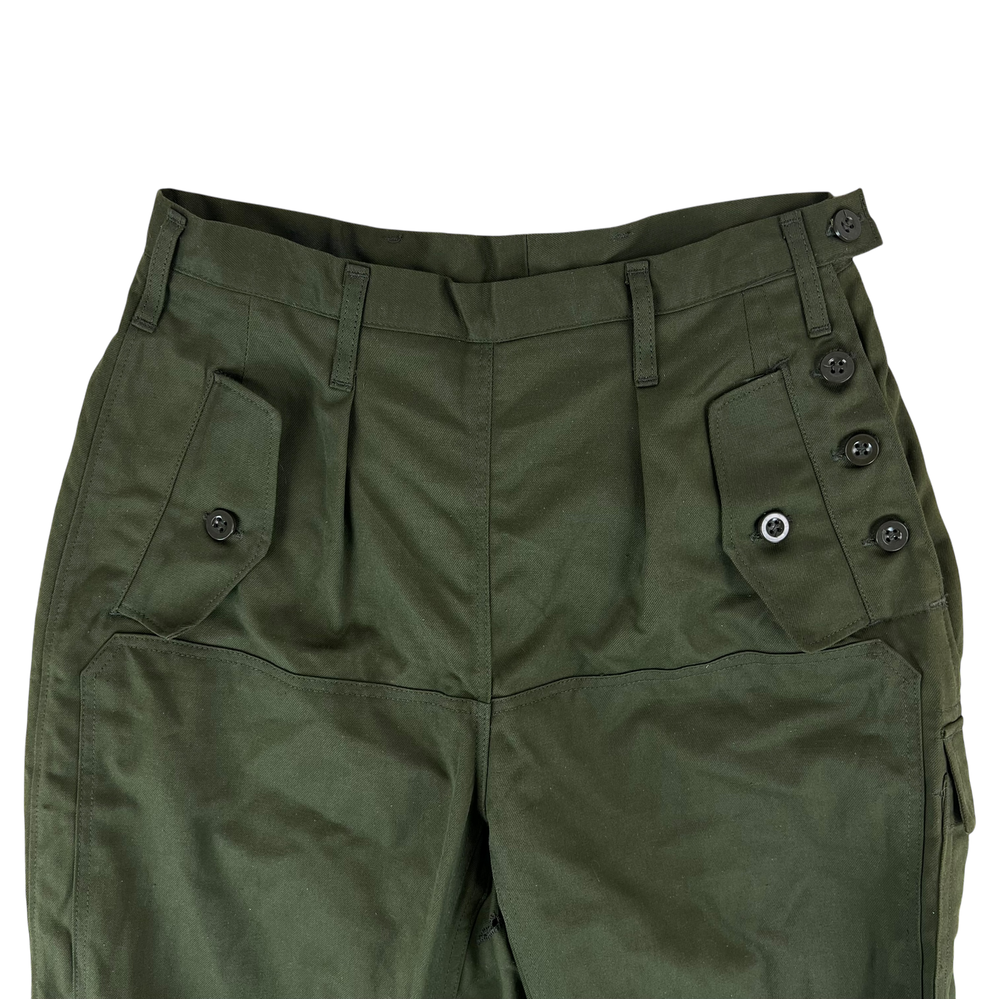Czechoslovak Army M85 Women's Olive Green Trousers - W28 L30.5