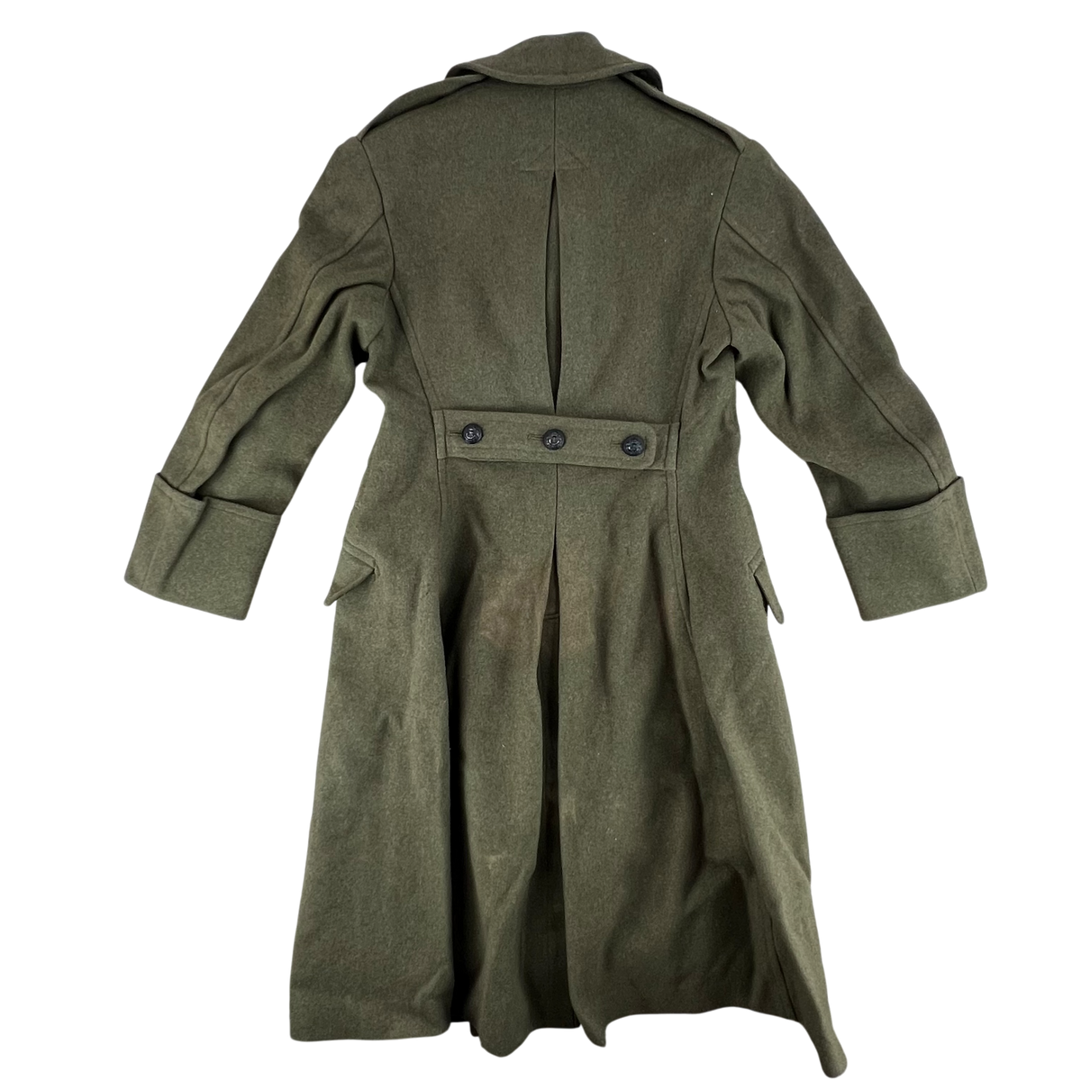 British Army 40s Dismounted 1940 Pattern Greatcoat - KRRC - Medium