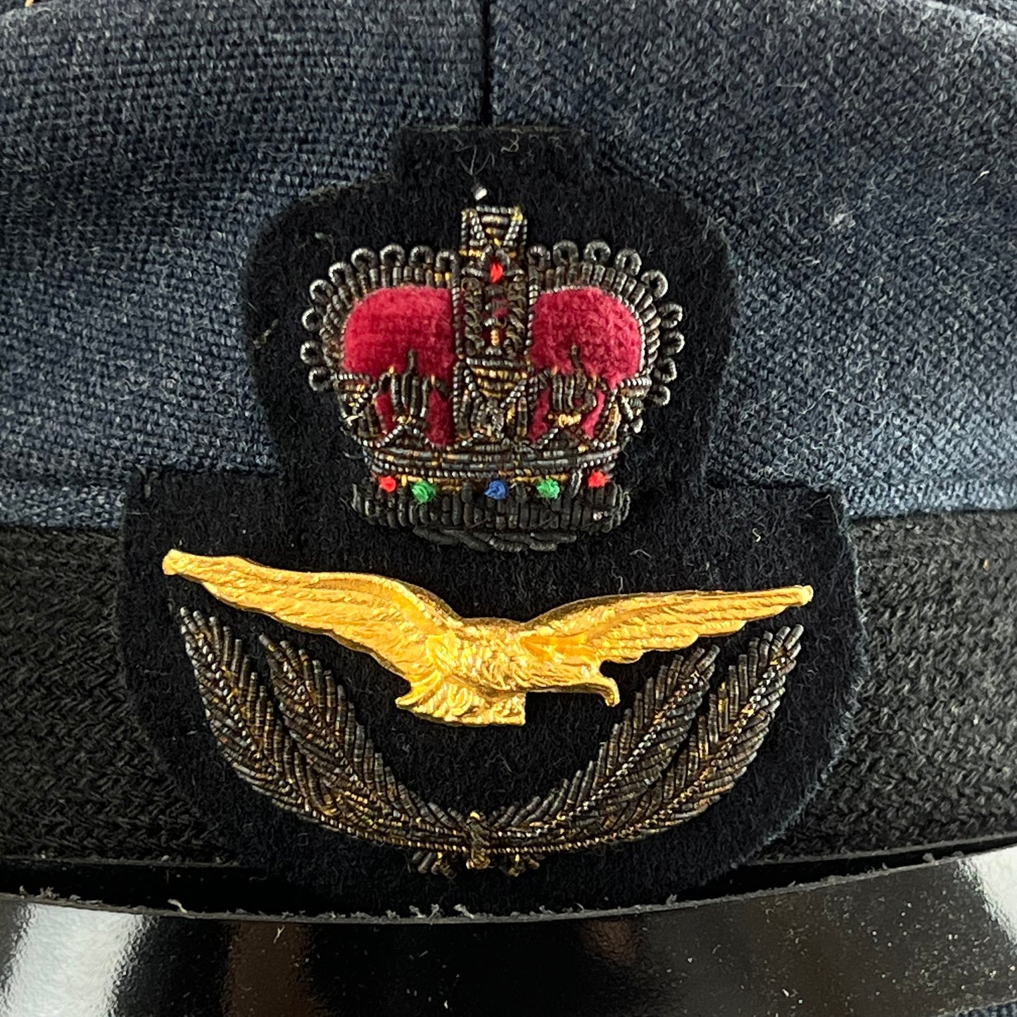 British RAF Officer's Peaked Dress Cap - Medium 58cm