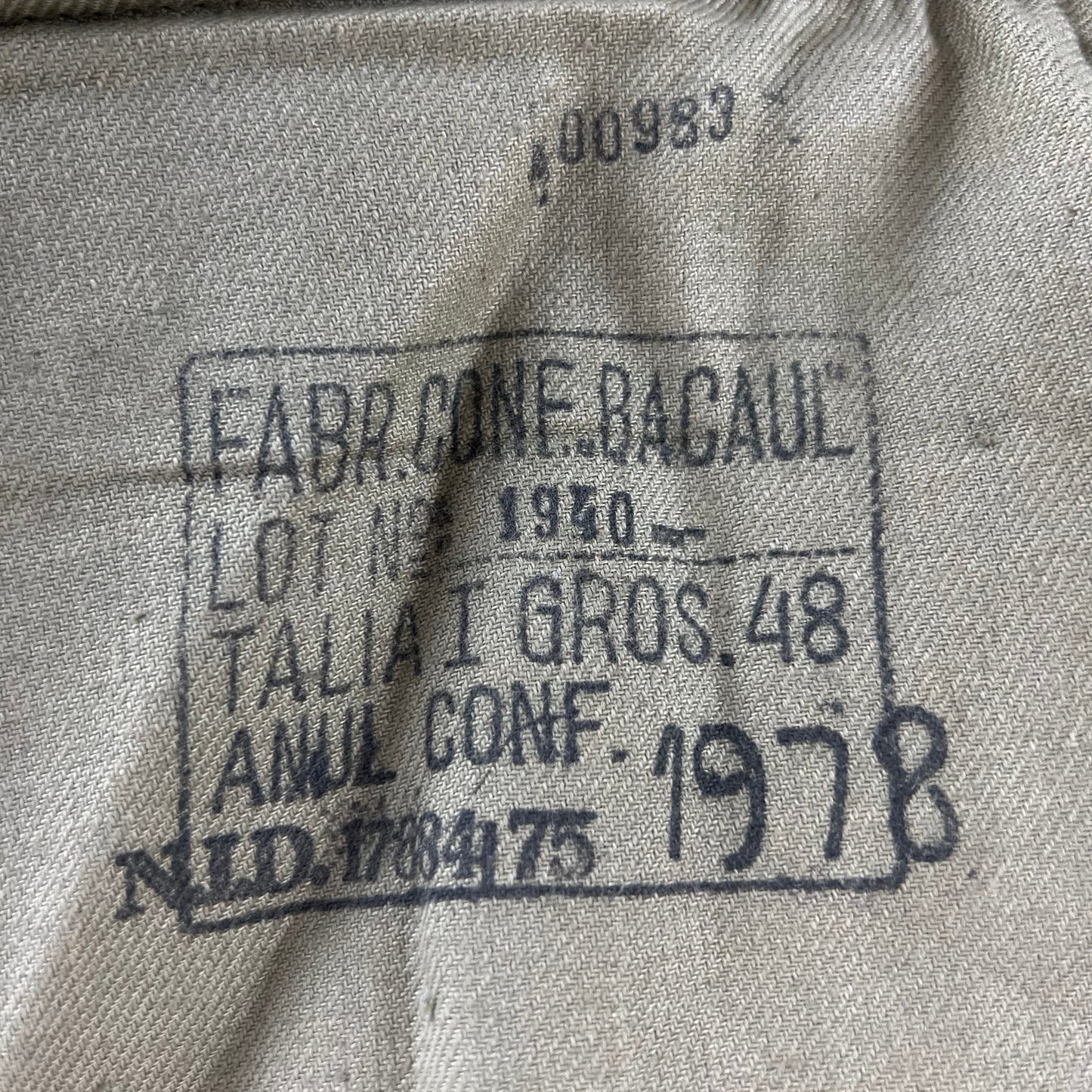 Romanian People's Army Khaki Wool Greatcoat - Medium