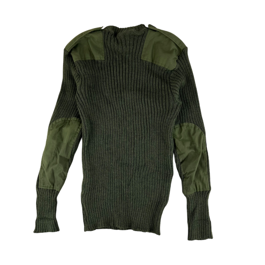 British Army Olive Green Pullover Jumper - Medium 100cm