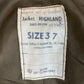 British Army 70s No. 2 Dress Jacket Khaki Green - Royal Regiment of Scotland - Medium SIZE 37