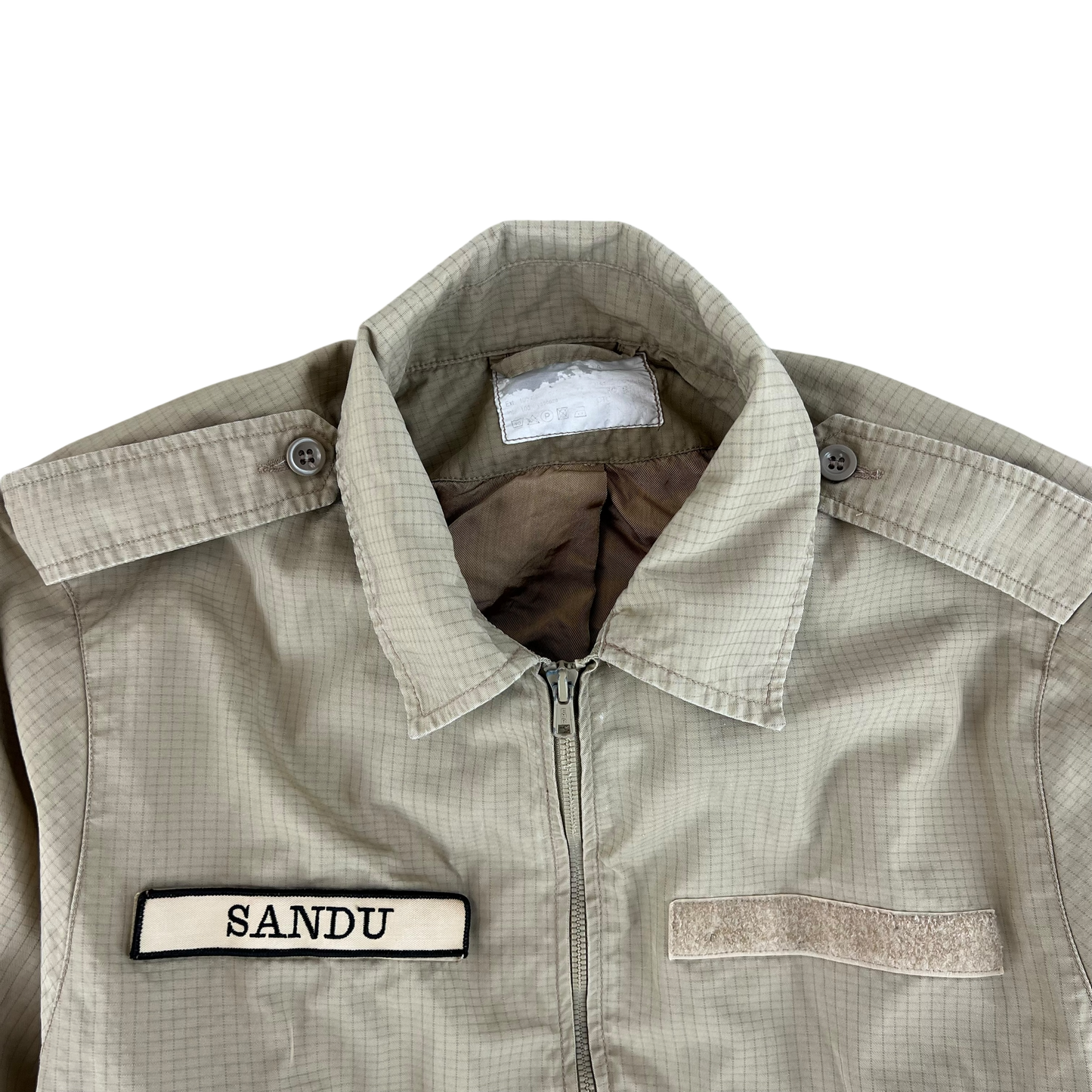 Romanian Army Tan Ripstop Blouson Jacket - Large