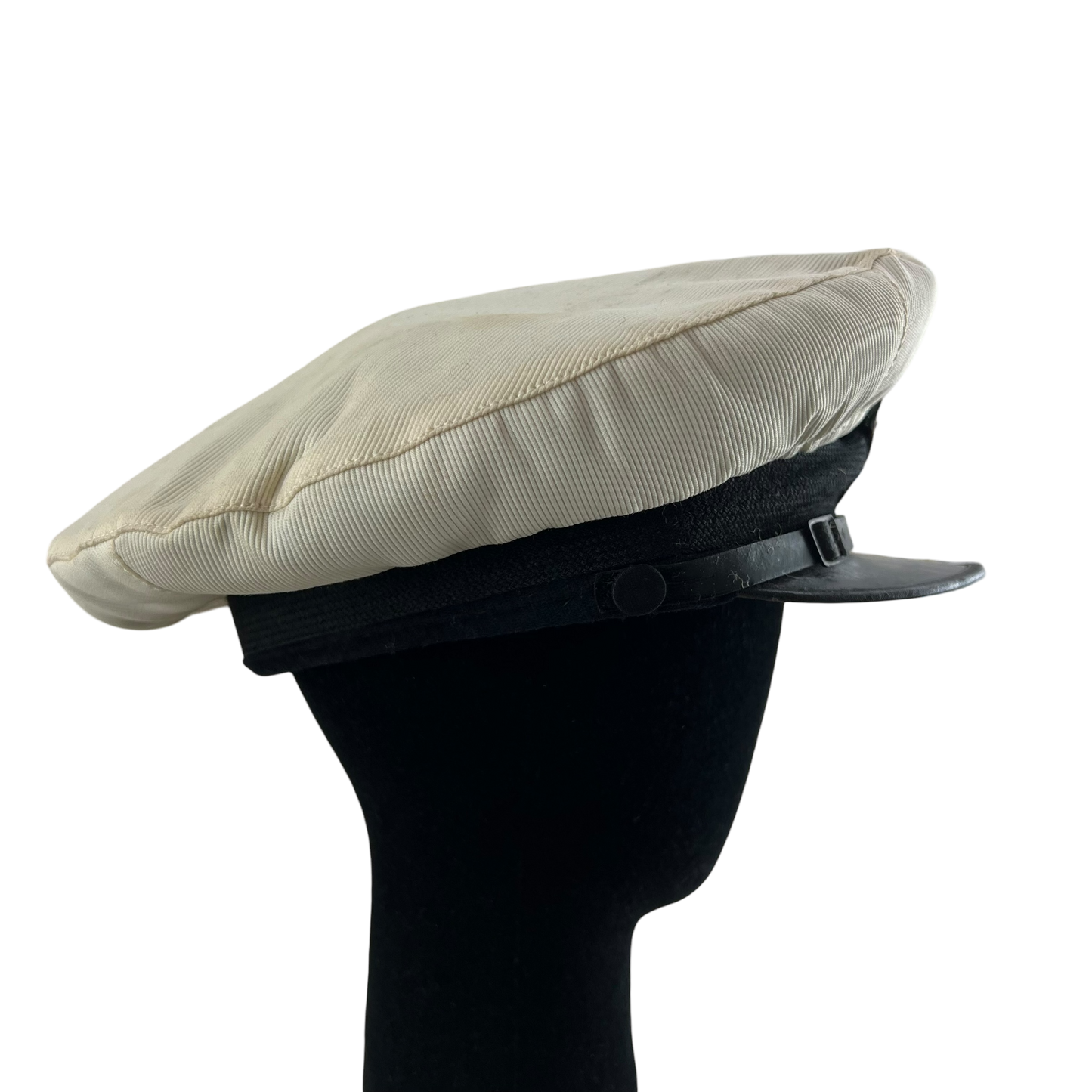 British Merchant Navy 50s Dress Cap w/ Dust Covers - Medium