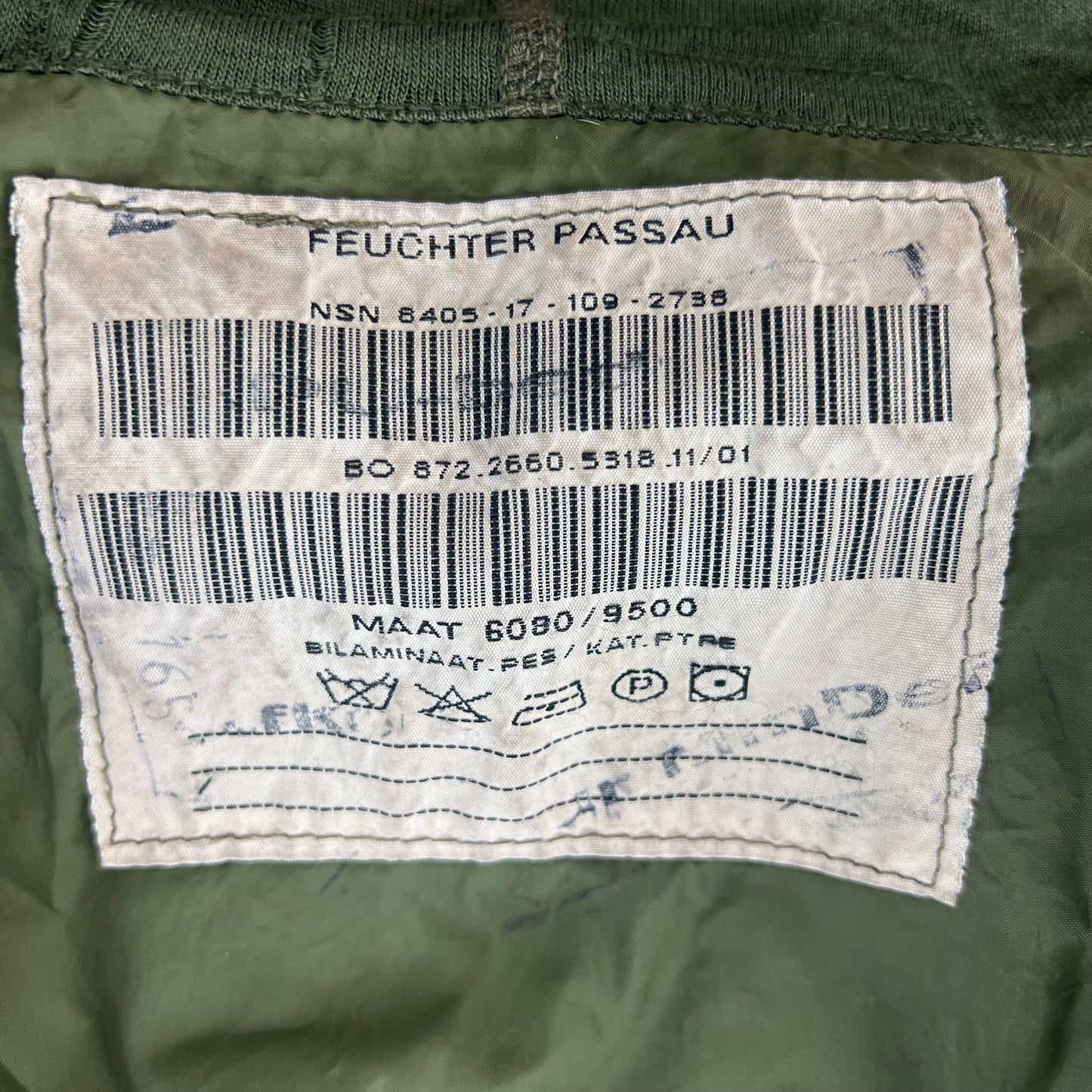 Dutch Army M93 DPM Woodland Camouflage MVP Parka - Large
