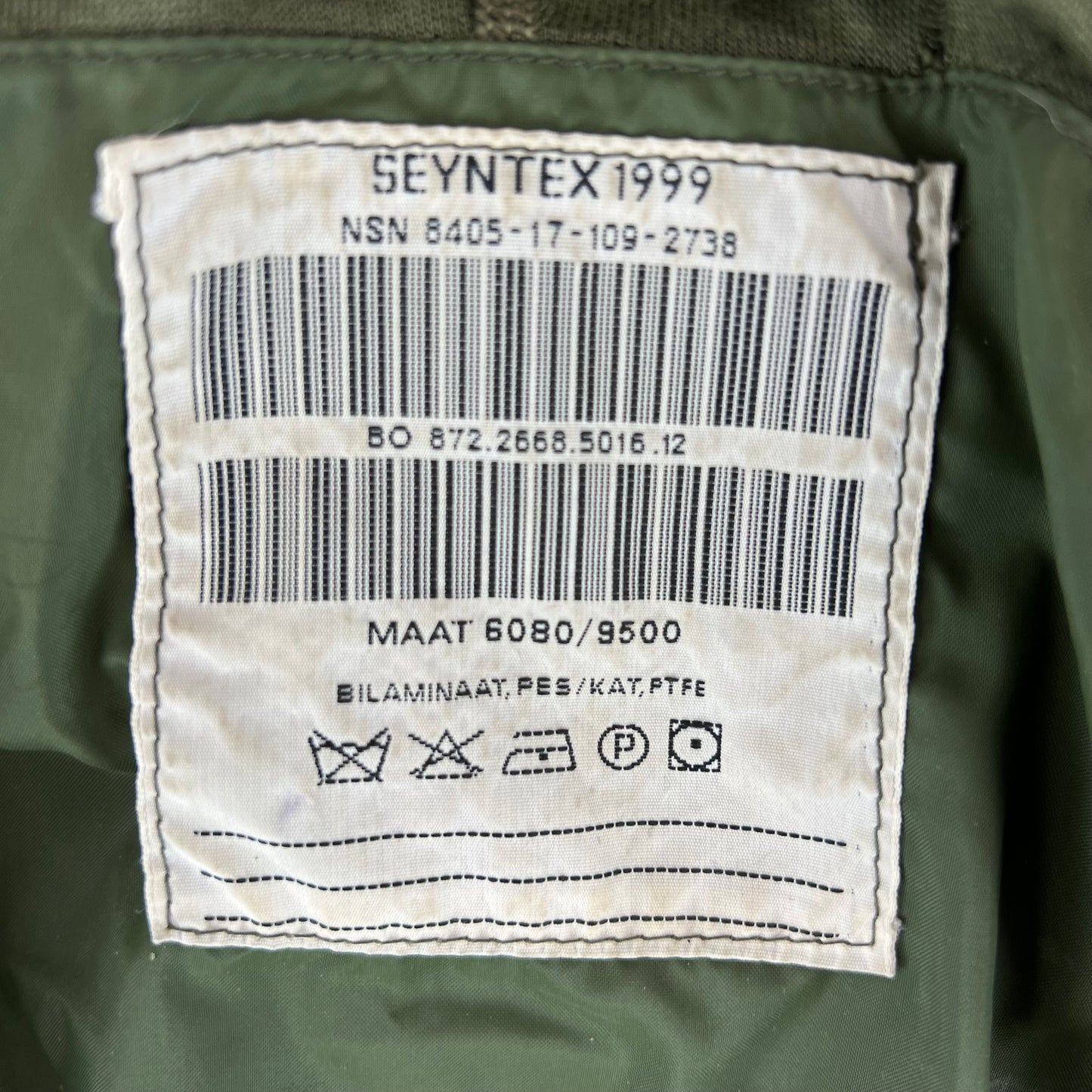 Dutch Army M93 DPM Woodland Camouflage MVP Parka - Large