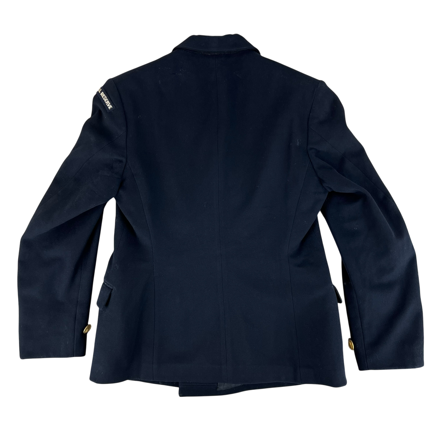 British Royal Naval Reserves 50s Black Dress Uniform - Jacket & Trousers w/ Ephemera - Medium