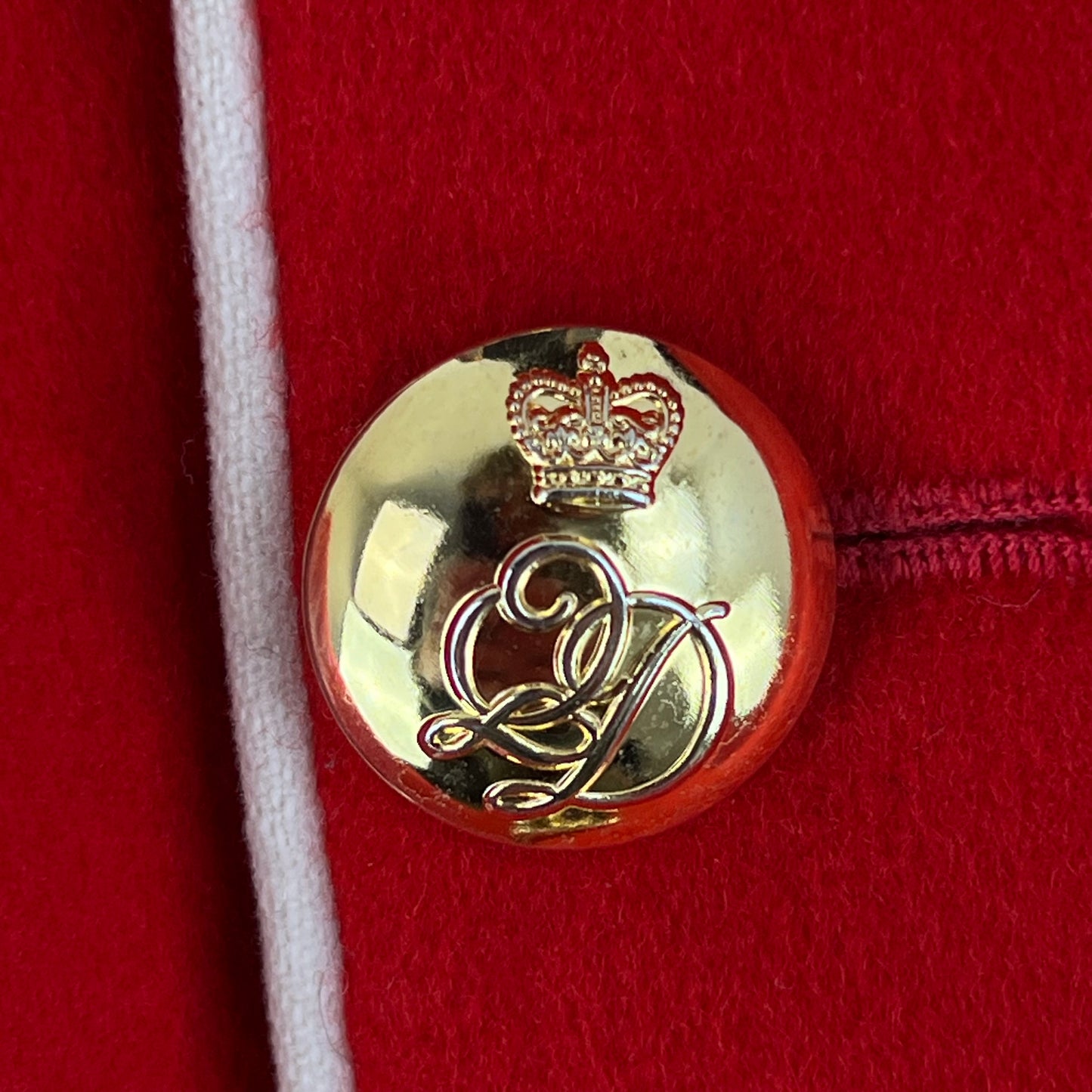 British Army Red Tunic Jacket - Queen's Division Minden Band - Medium