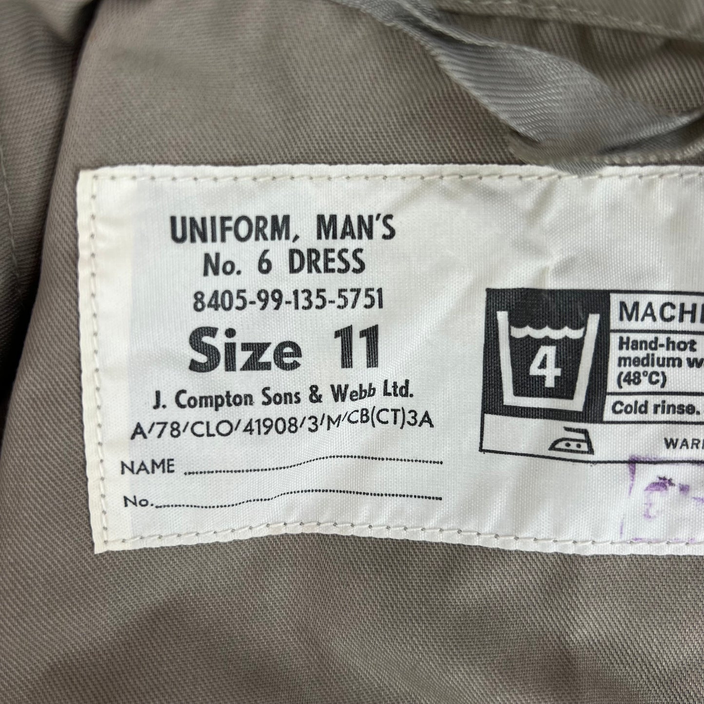 British Army 60s No. 6 Tropical Dress Jacket - Medium