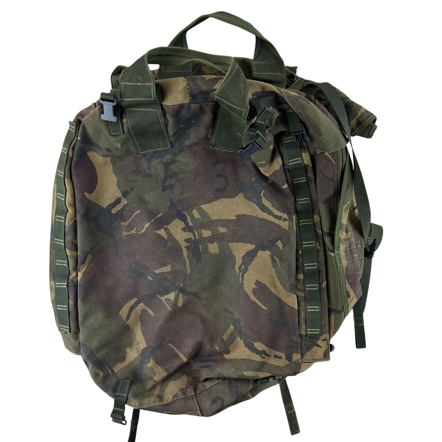 British Army S2000 DPM Woodland Camouflage 100L Short Convulted Rucksack