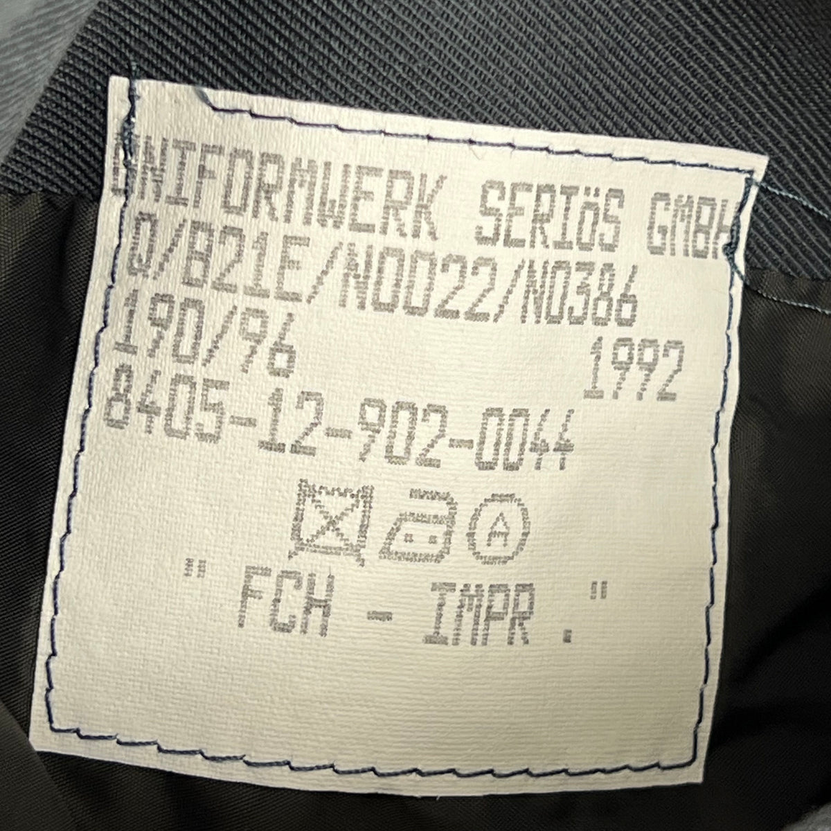 German Army Grey Gabardine Greatcoat w/ Liner - Medium 190/96