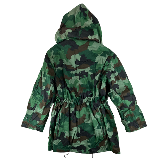 Serbian Army M93 Oak Leaf Camouflage Parka w/ Thermal Liner - Medium 178/100