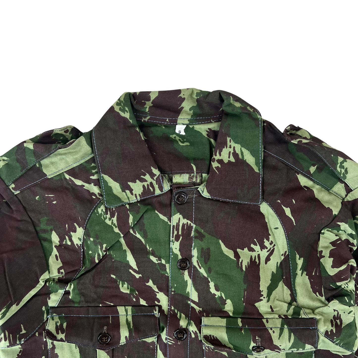 Portuguese Army M63 Lizard Camouflage Long Sleeve Shirt - Small
