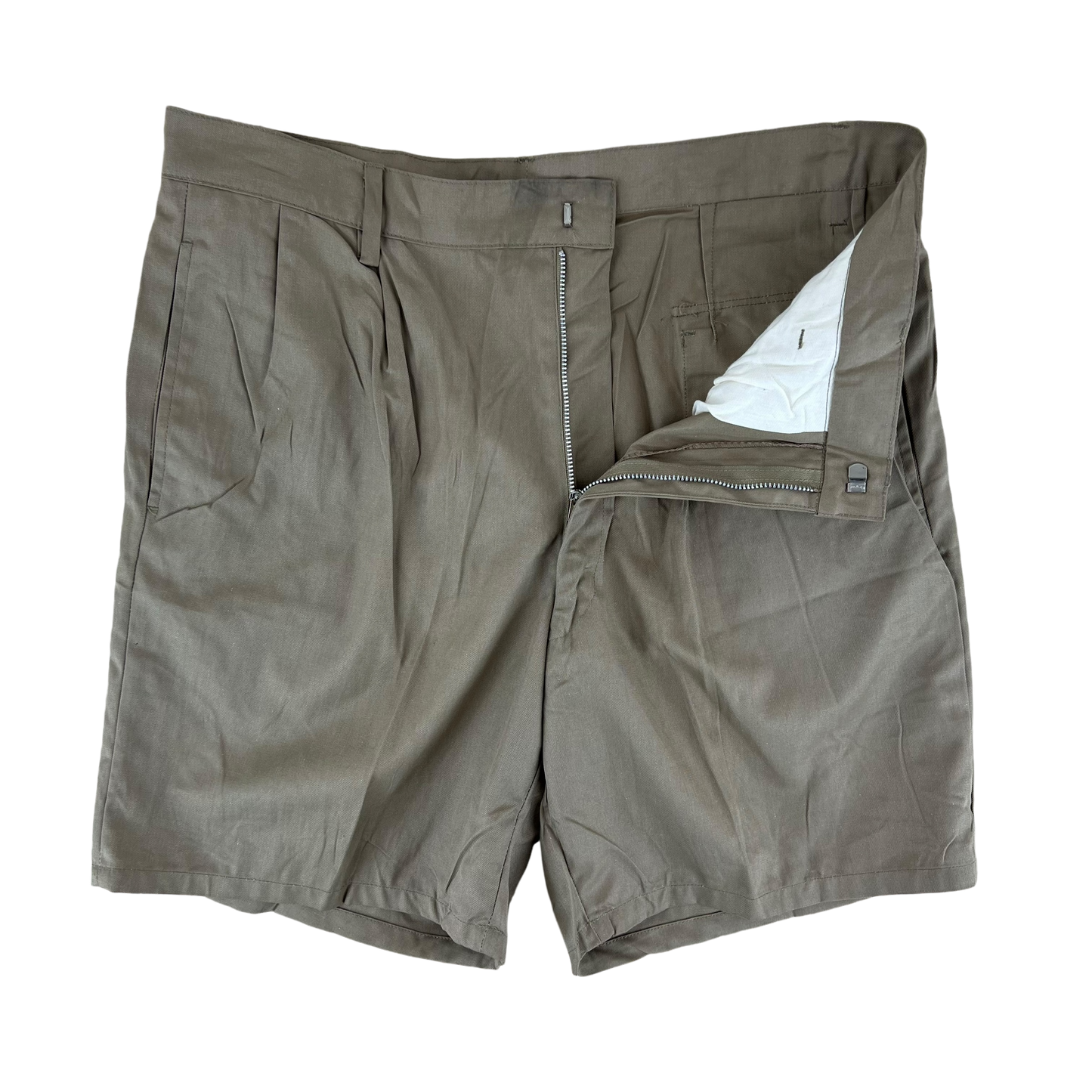 Italian Army Vintage Stone Chino Shorts - W31