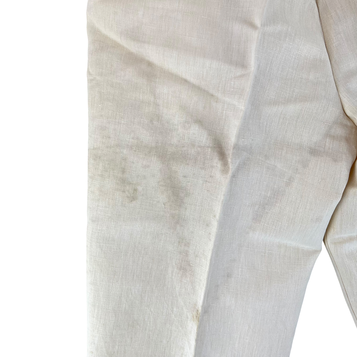British Merchant Navy 50s Tropical Cream Trousers - W38 L30.5