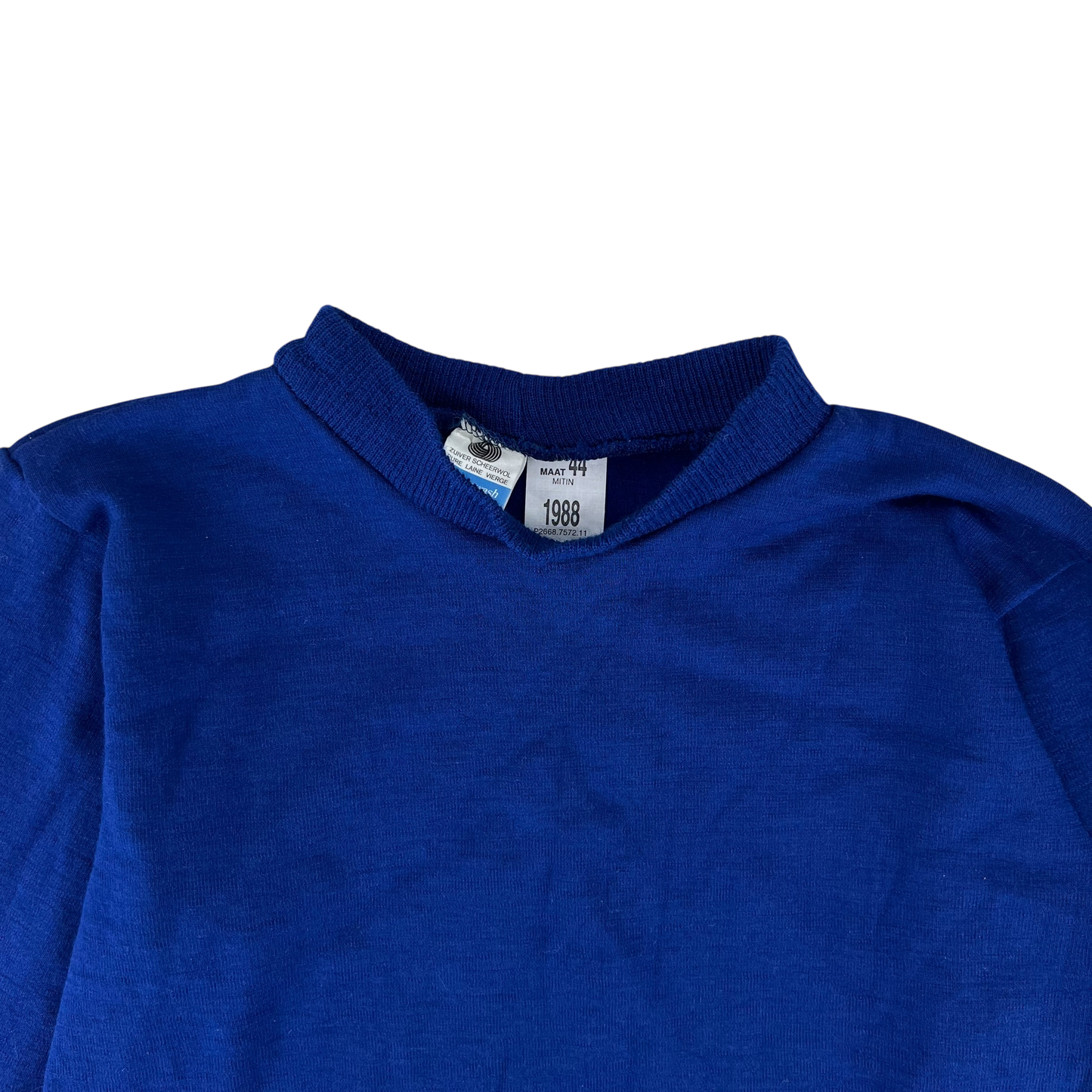 Dutch Navy 80s Pullover Wool Sweater Jumper - Small