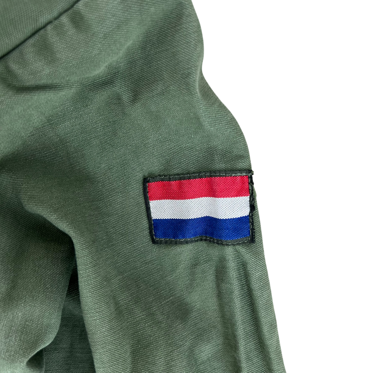 Dutch Army 80s Field Shirt Green Long Sleeve - Large