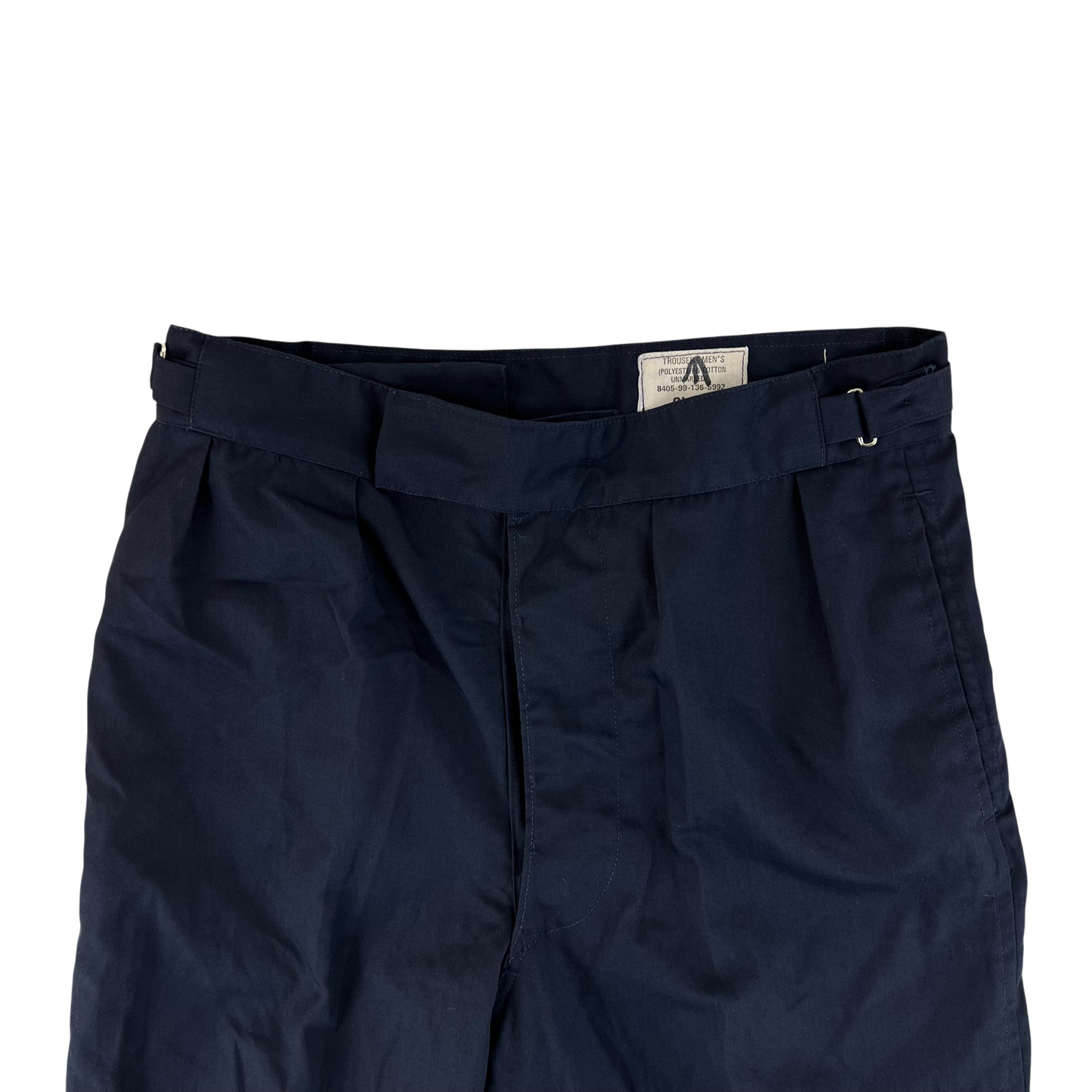 British Royal Navy Poly-Cotton Working Dress Trousers - W32 L31