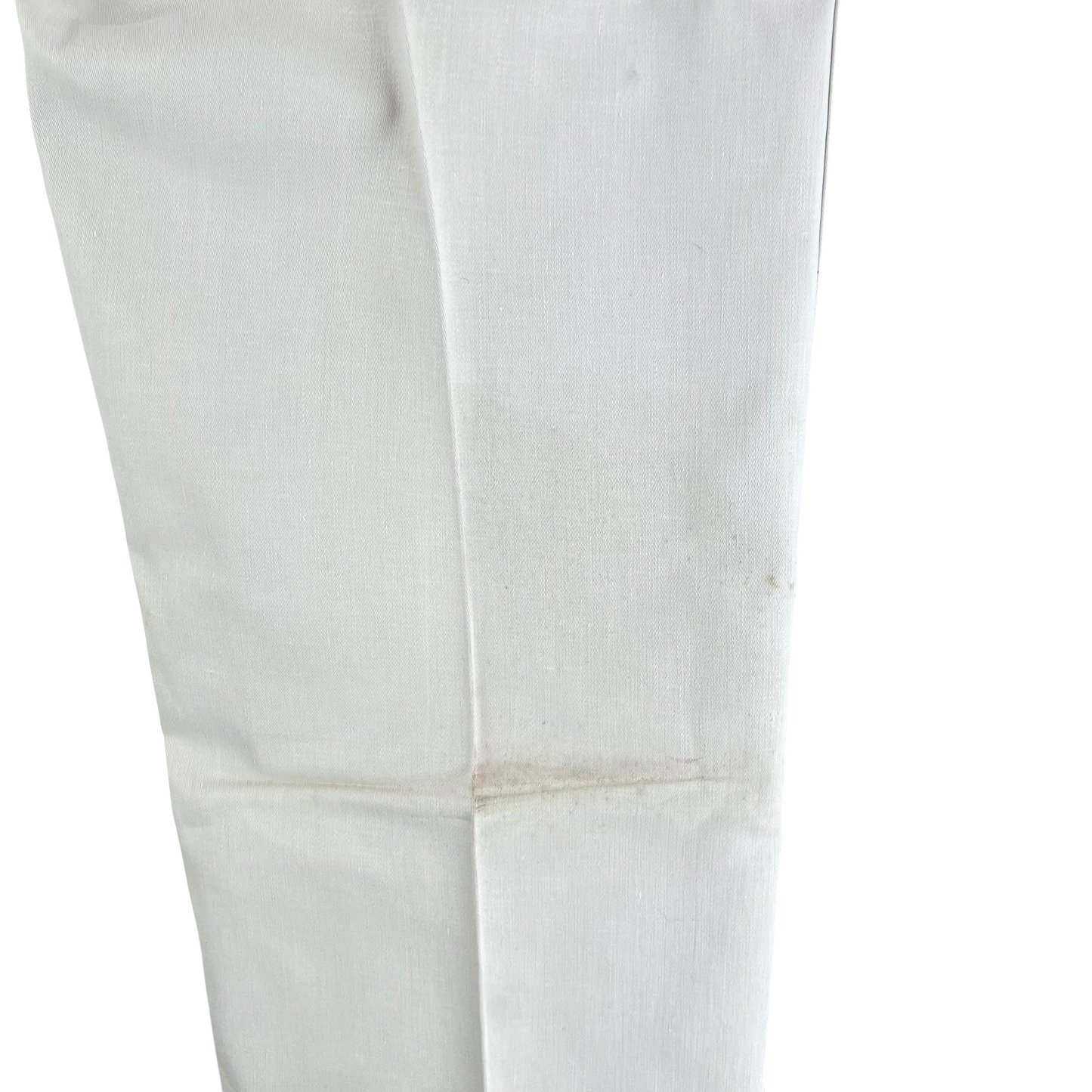 British Merchant Navy 40s 50s CC41 Tropical White Trousers - W40 L31