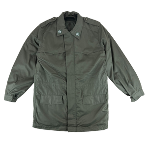Italian Army Roma 75 Olive Green Drab Parka w/ Winter Liner - Large