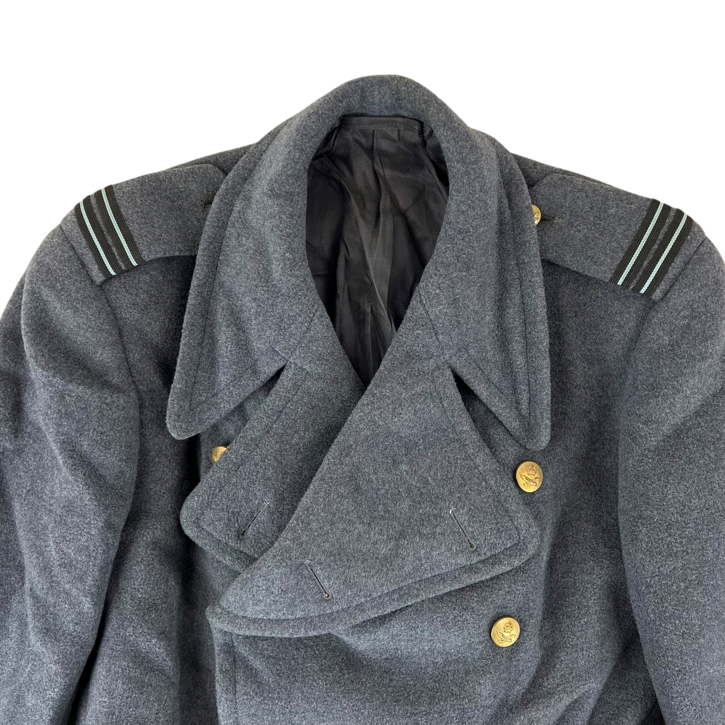 British RAF 50's "Crombie" Wool Greatcoat - Medium