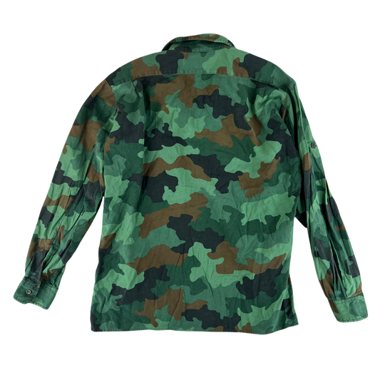 Serbian Army M93 Oak Leaf Camouflage Shirt - Large