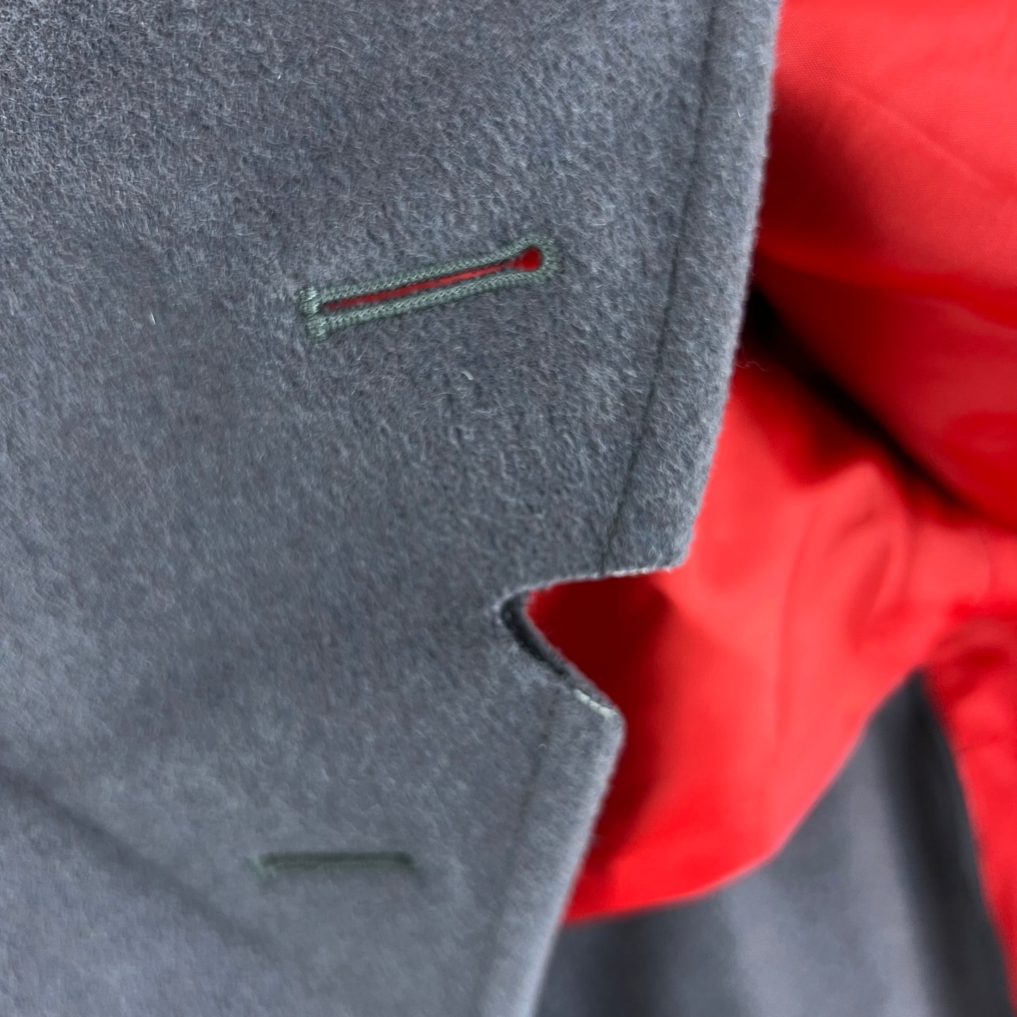 British Army Officer's Double Breasted Wool Greatcoat - Royal Signals - X Large