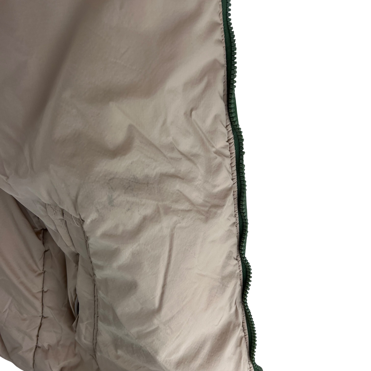 British Army Reversible Thermal Olive Green / Tan Quilted Jacket - Small