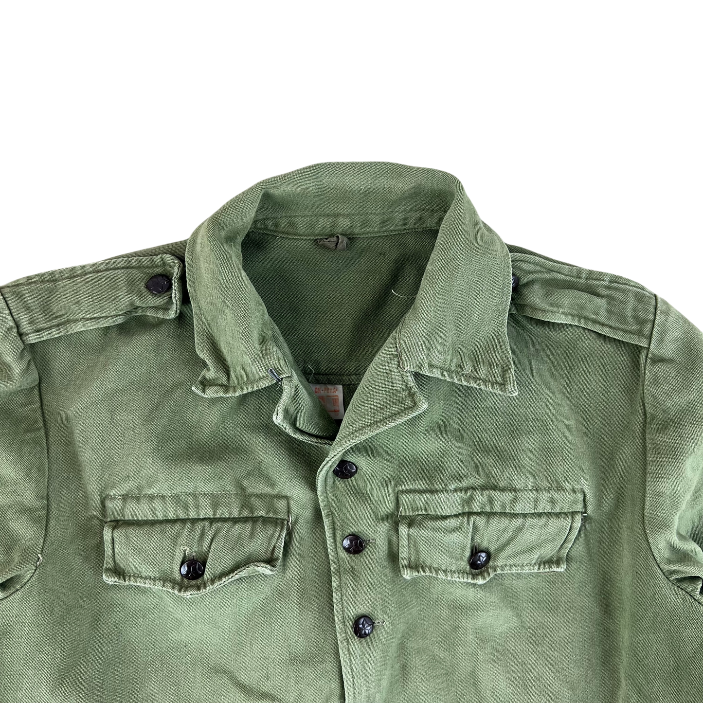 Bulgarian People's Army Olive Green Cossack Shirt - Medium