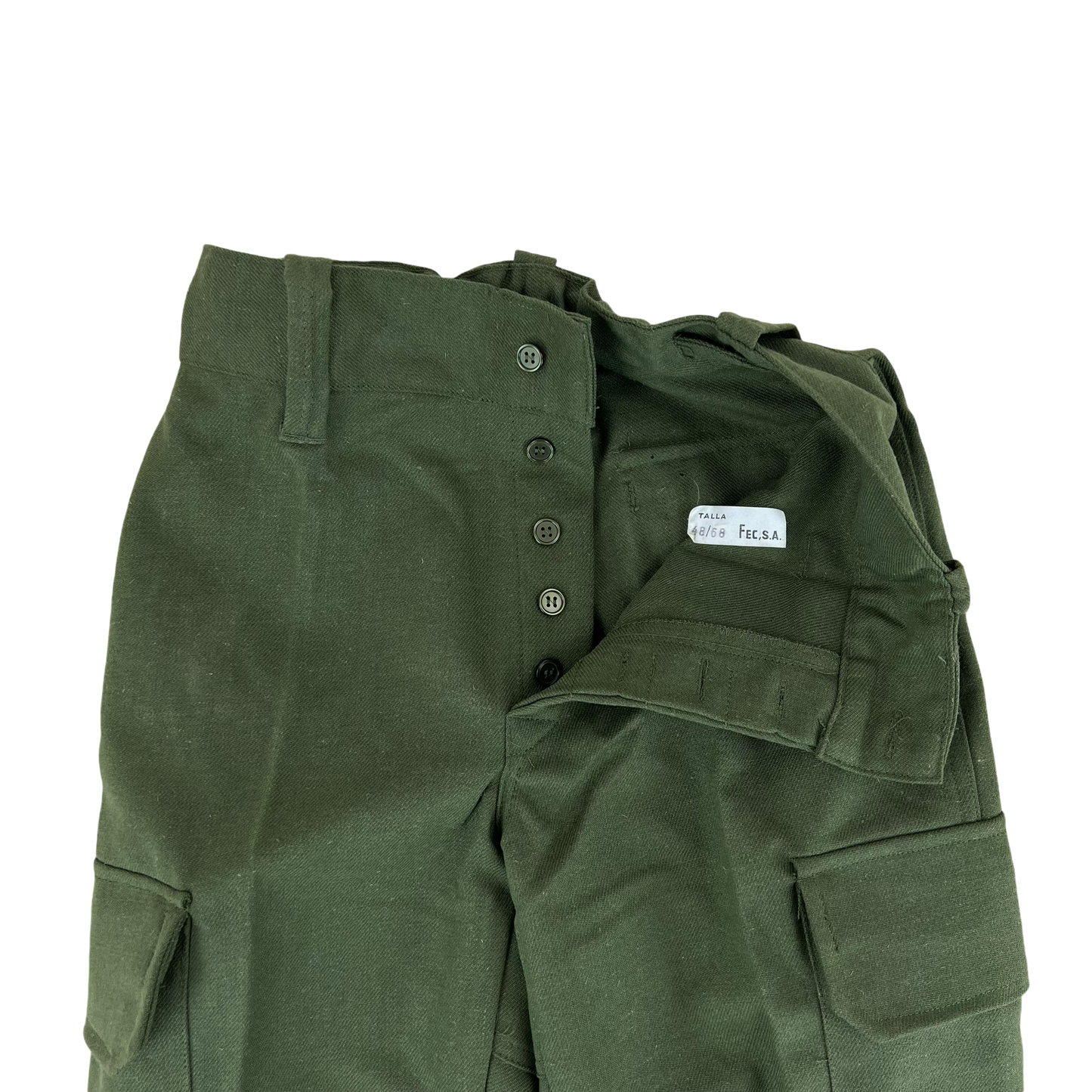 Spanish Army 80s Womens Winter Wool Blend Field Trousers - W31 L30