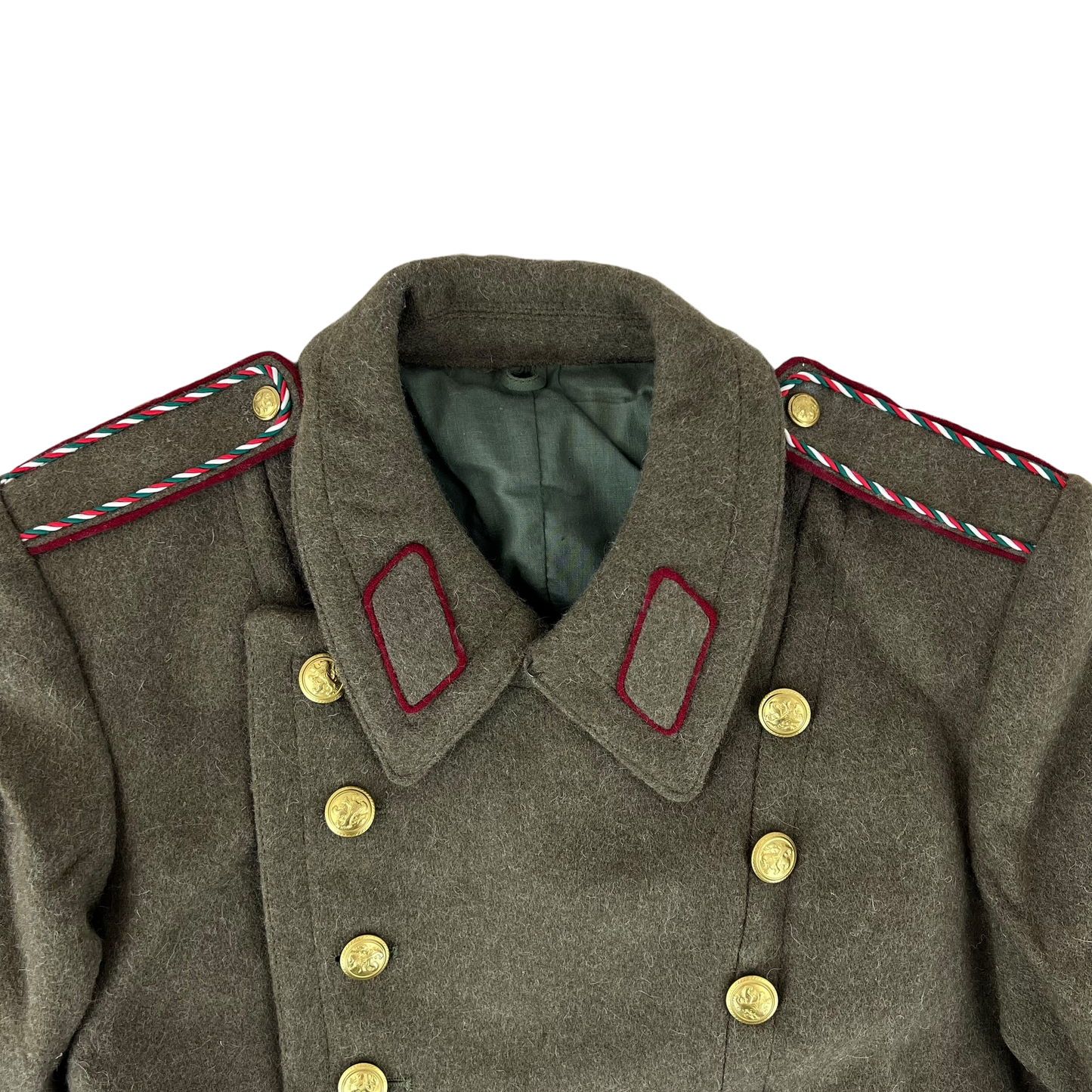 Bulgarian Army Khaki Wool Greatcoat - Medium