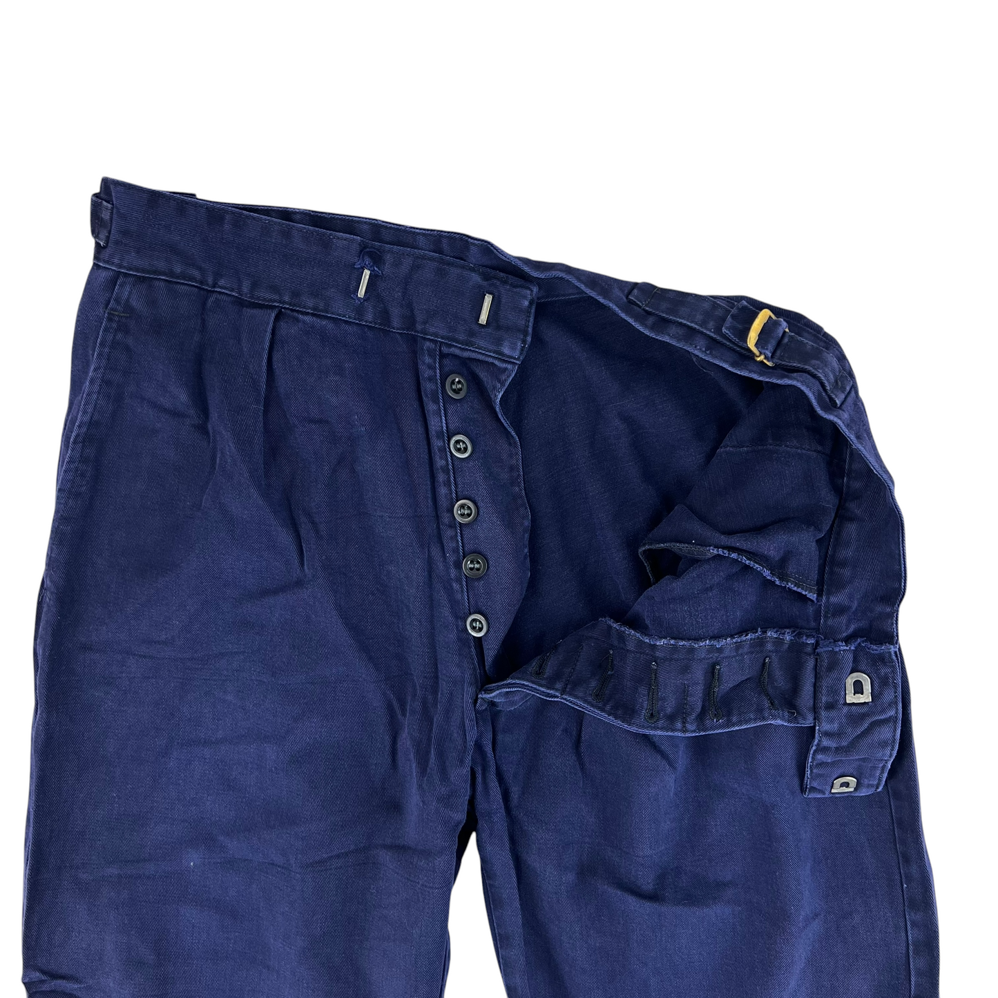 British Royal Navy Cotton Working Dress Trousers - W33 L29.5