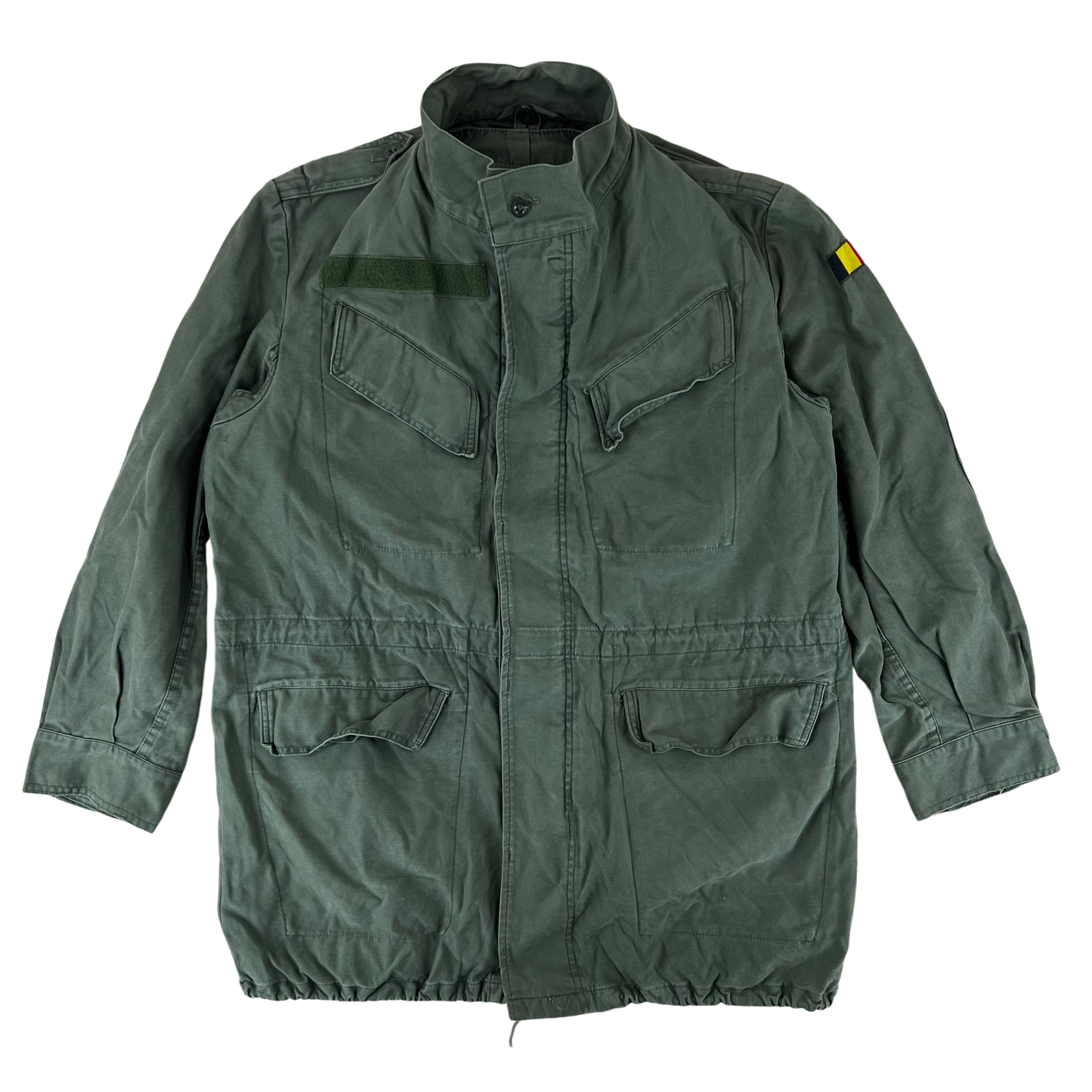 Belgian Army M64 Olive Green Field Jacket - Large