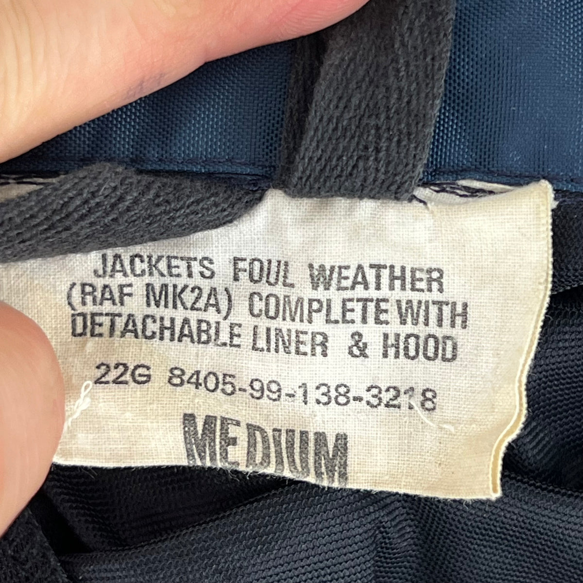 British RAF MVP Foul Weather Mk2A Coat Jacket - Medium