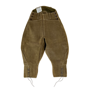 British Army WW2 Women's Land Army Corduroy Breeches - W26 SIZE 0