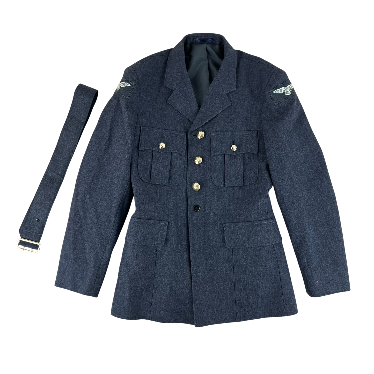 British Royal Air Force No. 1 Dress Jacket w/ Belt - Medium 92S