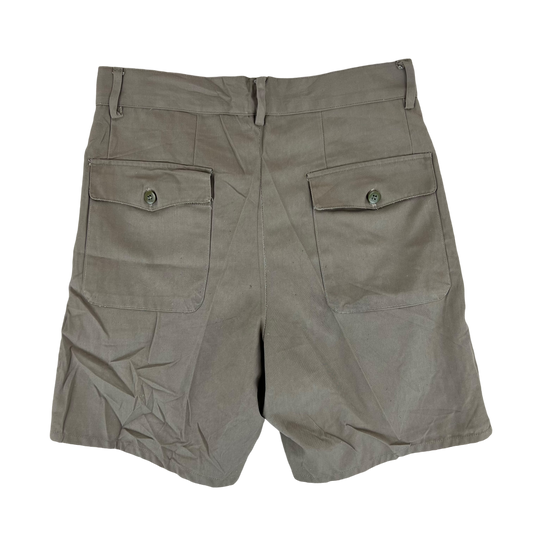 Italian Army Vintage Stone Chino Shorts - W29 L17