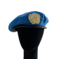 British Army Beret UN Blue w/ Badge - Medium 58cm