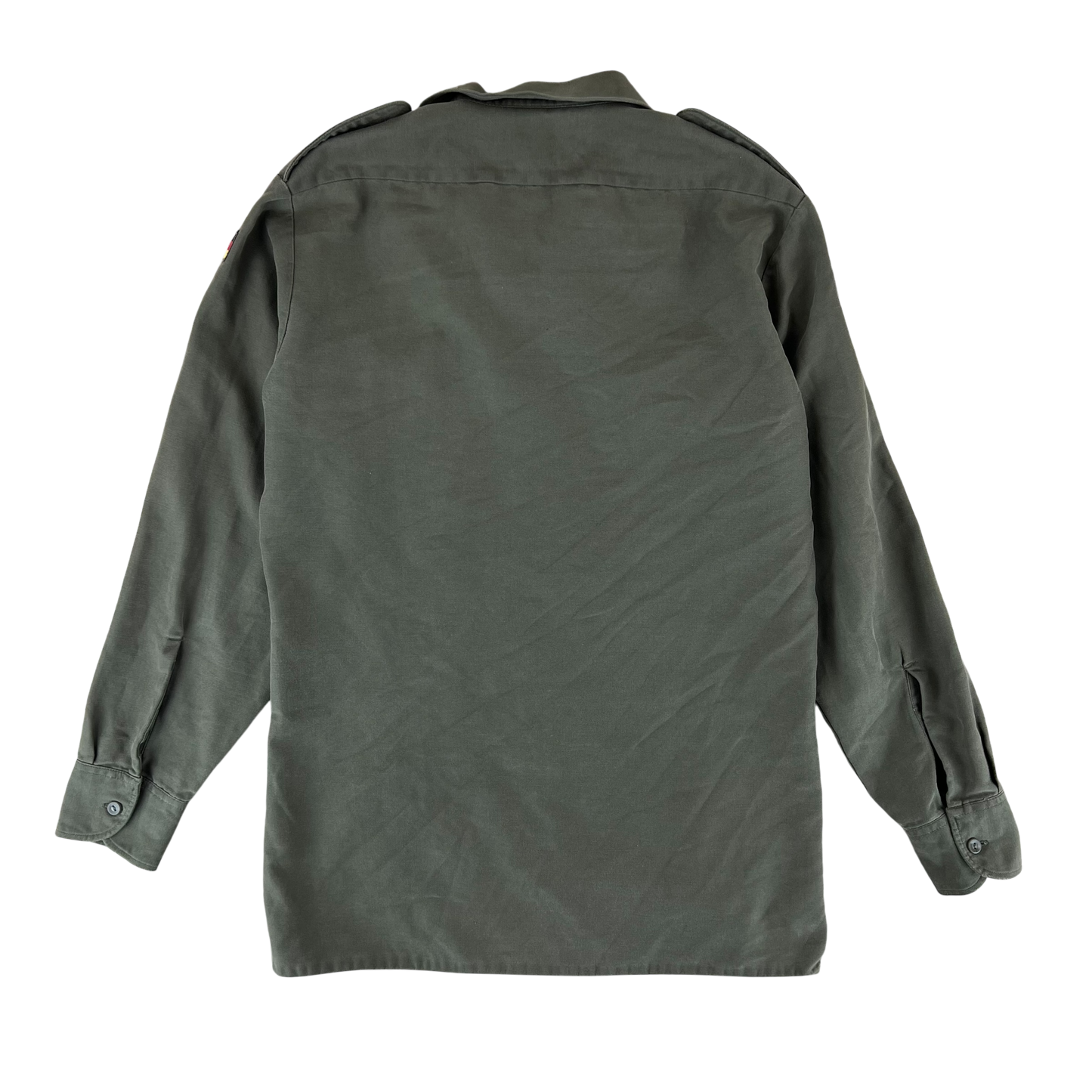German Army Olive Green Long Sleeve Field Shirt - Medium GrNr 2